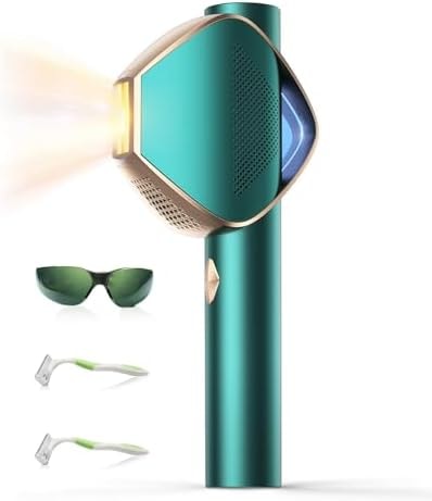IPL Laser Hair Removal for Women and Men, Long-Lasting Results,999,999 Flashes Painless Hair Removal, 3-In-1 Permanent Hair Removal Device for Face Body Bikini Line Beauty Care