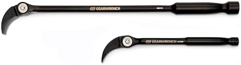 GEARWRENCH 2 Pc. Indexing Pry Bar Set, 8" & 16" - 82300
