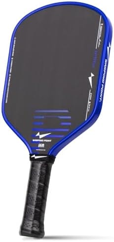 Warping Point Rhythm 16MM Pickleball Paddle, UPA-A Approved Carbon Fiber Paddle, Thermoformed Design with MaxCell Honeycomb Core, Design for Precision Control & Consistent Power
