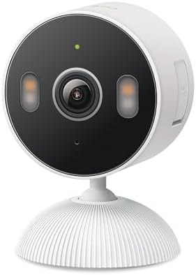Tapo 2K Indoor/Outdoor Wired Security Camera - Works as a Baby Monitor & Pet Camera, Person/Motion/Baby Cry Detection, 2-Way Audio, Siren, Subscription-Free Local Storage or Optional Cloud, C113