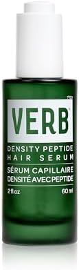 VERB Density Peptide Serum, 2 fl oz - Jumbo Size - Visibly Thicken + Reduce Signs of Shedding- No Parabens or Harmful Sulfates