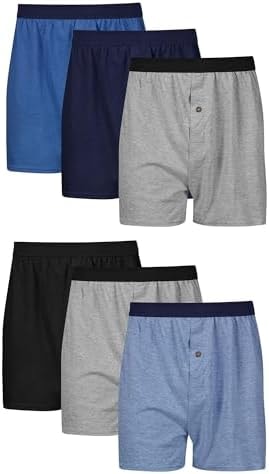 Hanes mens Comfortsoft With Comfort Flex Waistband, Multiple Packs Available Boxer Shorts, Assorted - 6 Pack, Medium US