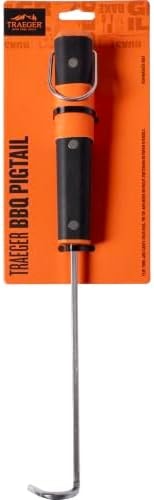 Traeger Grills BAC792 Stainless Steel BBQ Pig Tail Food Flipper Grill Accessory (2025 Model)