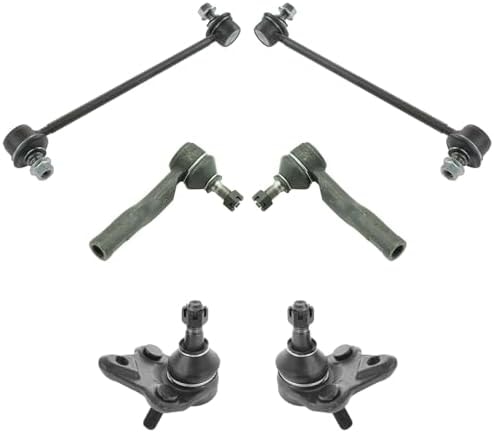 TRQ Front Steering & Suspension Kit Ball Joint Sway Bar Stabilizer Link Tie