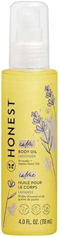 The Honest Company Body Oil, Hypoallergenic, Lavender Infused, 4.0 fl oz