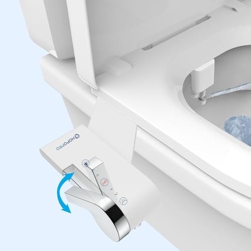 HOPOPRO Bidet Attachment for Toilet, Dual Nozzle for Feminine & Rear Wash