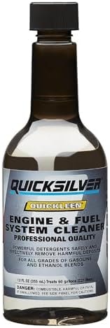 Quicksilver 8M0047921 Quickleen Engine & Fuel System Cleaner, 12 Oz.