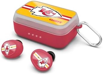SOAR NFL Wireless Sport Earbuds: Comfortable Fit & Convenient Charging, Kansas City Chiefs