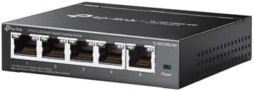 TP-Link TL-SG105S-M2, 5 Port Multi-Gigabit 2.5G Unmanaged Ethernet Switch