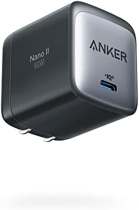 Anker Nano USB C Charger,65W GaN II PPS Fast Compact Foldable Charger for MacBook Pro, Galaxy, Dell, iPhone 17/16, iPad Pro, and More