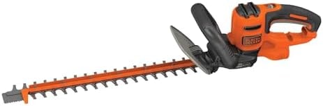 BLACK+DECKER Hedge Trimmer with Saw, 20-Inch, Lightweight and Compact Design, Full Wraparound Handle, Corded (BEHTS300)