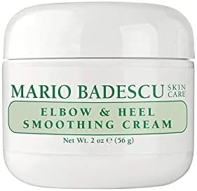 Mario Badescu Elbow & Heel Smoothing Cream, Rich, Thick Formula with Exfoliating Salicylic Acid, Overnight Foot Care for Cracked, Dry, Rough Skin, 2 Oz