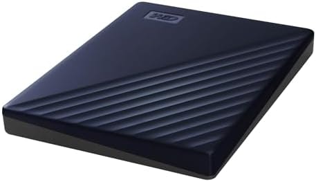 WD 2TB My Passport for Mac, Navy, Portable External Hard Drive with backup software and password protection, USB 3.1/USB 3.0 compatible - WDBA2D0020BBL-WESN