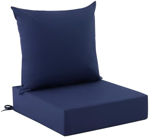 Zonamat Outdoor Chair Cushions, Waterproof & Fade Resistant Patio Cushions