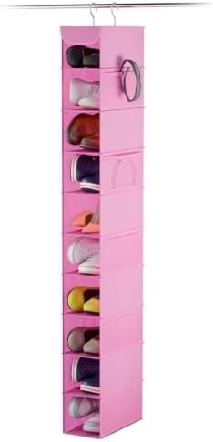 Whitmor Hanging Shoe Shelves, Pink
