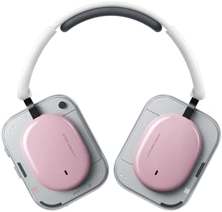 Nothing Headphone (a) 2026 New, Adaptive Active Noise Cancelling Headphones, Wireless Over Ear Bluetooth 5.4 ANC Headset with LDAC Hi-Res, 5 HD Mics Ultra Bass via APP, 135 Hours Playtime, Pink