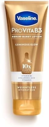 Vaseline Pro VitaB3 Serum Burst Lotion Luminous Glow Healthy, Glowing Skin, Lightweight 10x Antioxidant Power of Vitamin C with Vitamin B3, Hyaluronic Acid & Vitamin E, 7.5 Fl Oz
