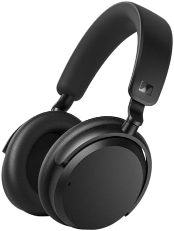 Sennheiser ACCENTUM Wireless Over-Ear Headphones, 50hr Battery, ANC, Black