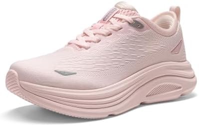 ALLSWIFIT Women's Walking Shoes Running Tennis Sneakers,Pink,7