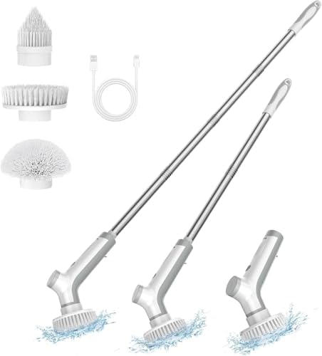 Electric Spin Scrubber, VEWIOR Cordless Shower Scrubber