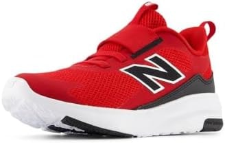 New Balance Kid's DynaSoft 468 V1 Slip-On Running Shoe, Team Red/5614 Black, 2 Infant