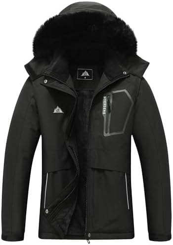 MOERDENG Women's Waterproof Winter Coat Softshell Hiking Jacket