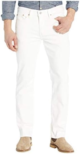 Levi's Men's 514 Straight Jean, Castilleja White - Stretch, 33W x 30L