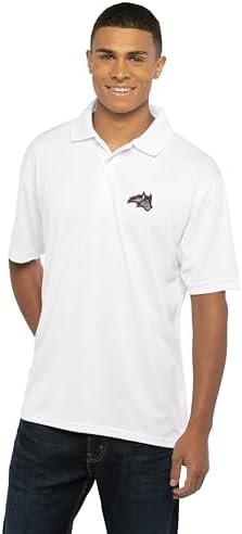 Vantage Apparel White Poly Polo, Stony Brook Seawolves, XL