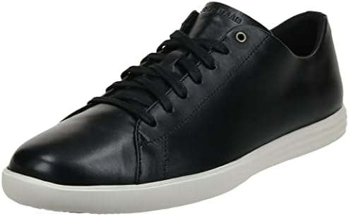 Cole Haan mens Grand Crosscourt Ii Sneaker, Black Lthr/White, 8.5 US