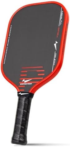 Warping Point Rhythm 16MM Pickleball Paddle, Carbon Fiber Paddle, Thermoformed Design with MaxCell Honeycomb Core, Design for Precision Control & Consistent Power