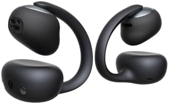 Baseus Bowie MC2 Open Ear Clip On Earbuds, CloudComfort 2.0 Wrap-Around Design, LDAC Hi-Res Audio, Bluetooth 6.0, 55H Playtime, 4-Mic AI Clear Call, IP67 Waterproof for Running Gym Workouts
