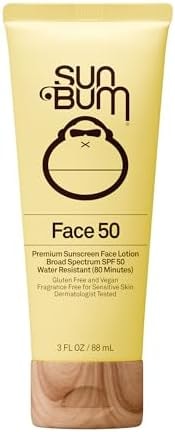 Sun Bum Original SPF 50 Sunscreen Face Lotion - Travel Size - 3 oz