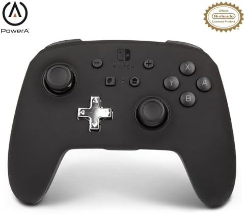 PowerA Enhanced Wireless Controller for Nintendo Switch/Switch 2 / Switch Lite/OLED Model - Black - Gamepad, game controller, Officially Licensed