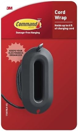 Command Cord Wrap, 2 Units, 4 Medium Strips