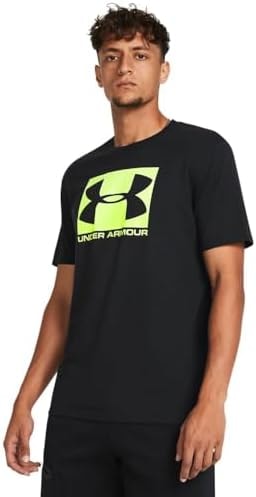 Under Armour Men's Boxed Sportstyle Short-Sleeve T-Shirt, 004 Black, XS