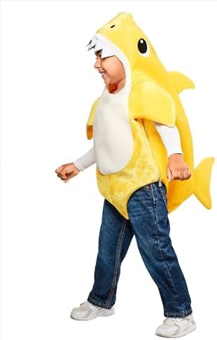 Rubies Baby Shark: Baby Shark Costume with Sound Chip for Toddlers, Unisex Toddler
