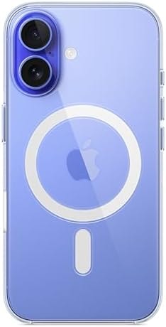 Apple iPhone 16 Clear Case with MagSafe and Camera Control: Lightweight Phone Case, Wireless Charging Compatible, Smooth Glossy Finish