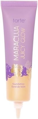 tarte maracuja juicy glow tint – Lightweight Tinted Moisturizer with Hyaluronic Acid for Radiant Skin, Buildable Medium Coverage, Waterproof, Vegan, Cruelty-Free, full size, 12N fair neutral