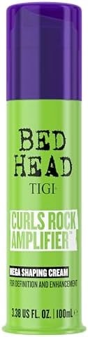 TIGI Bed Head Curls Rock Amplifier Curl Cream for Definition and Enhancement of All Curly Hair Types, 3.38 fl oz