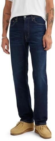 Levi's Men's 505 Regular Fit Jeans (Also Available in Big & Tall), Nail Loop Knot-Dark Indigo, 34W x 30L