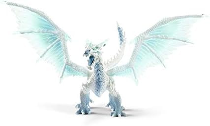 Schleich Eldrador Creatures, Dragon Toys for Boys and Girls, Mythical Creatures Toy, Ice Dragon Action Figure with Movable Wings, Ages 7+