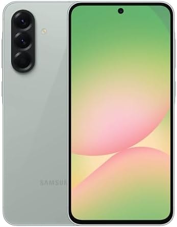 Samsung Galaxy A56 5G Cell Phone, 128GB AI Smartphone, Unlocked Android, AI Photo Edits, Large Screen, Long Battery Life, 2025, US 1 Yr Manufacturer Warranty, Amazon Exclusive, Awesome Olive