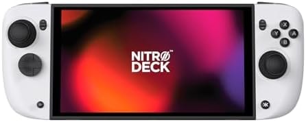 CRKD Nitro Deck 2 - Handheld Grip & Pro Controller for Nintendo Switch 2, Switch OLED & Nintendo Switch - No Stick Drift (White Edition)