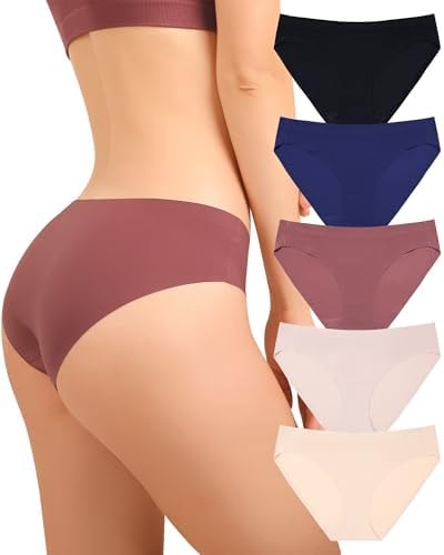 LEVAO Seamless Women Underwear No Show Panties Breathable Hipster S-XL