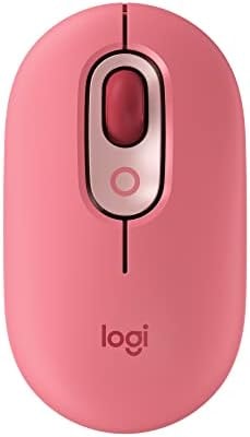 Logitech POP Mouse Compact and Portable Wireless - Heartbreaker Rose