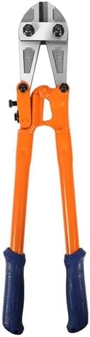 WADFOW 18" Medium Size Bolt Cutter: Soft Grip Rubber Ergonomic Handle Cutters Cutting Fence, Steel Wire, Chain, Screws, Rivet and Medium Padlock, Heavy-Duty