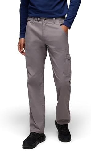prAna Men's Stretch Zion Pant, Pewter, 36W x 30L