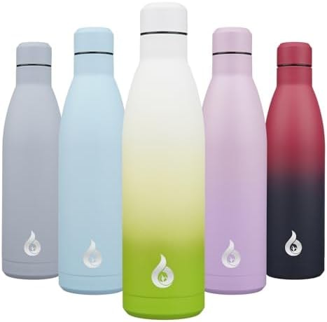 BJPKPK 25 oz Insulated Stainless Steel Water Bottle, Metal Sports Flask