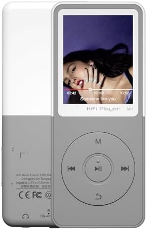 CONODO MP3 Player with Bluetooth 5.3, 1.8" Screen, Color-Block Music Player