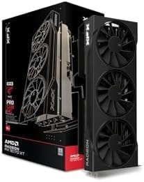 XFX Swift AMD Radeon RX 9070 XT Triple Fan Gaming Edition with 16GB GDDR6 HDMI 3xDP, RDNA 4 RX-97TSWF3B9, Graphics Card, Compatible with Desktop PCs